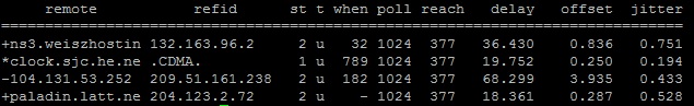 NTP daemon linux setup